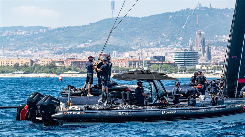 Alinghi Red Bull Racing - AC75 - Day 31 - June 17, 2024 - Barcelona - photo © Ivo Rovira / America's Cup