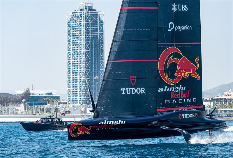 Alinghi Red Bull Racing - AC75 - Day 31 - June 17, 2024 - Barcelona photo copyright Ivo Rovira / America's Cup taken at Société Nautique de Genève and featuring the AC75 class