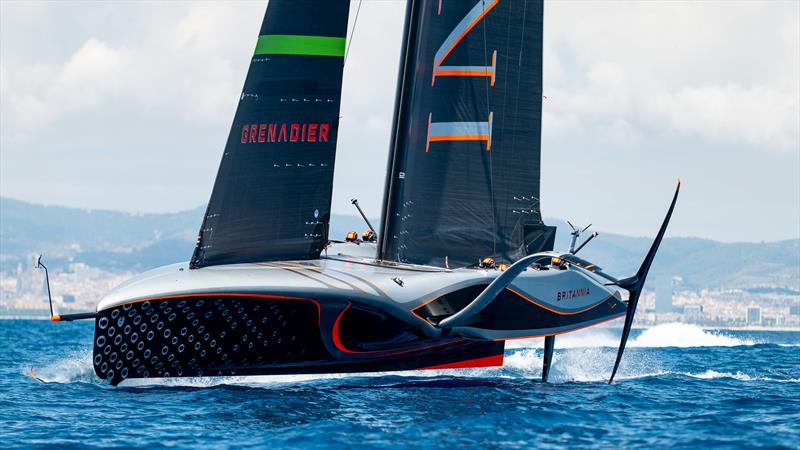 INEOS Britannia - AC75 - June 22, 2024 - Barcelona - photo © Paul Todd / America's Cup