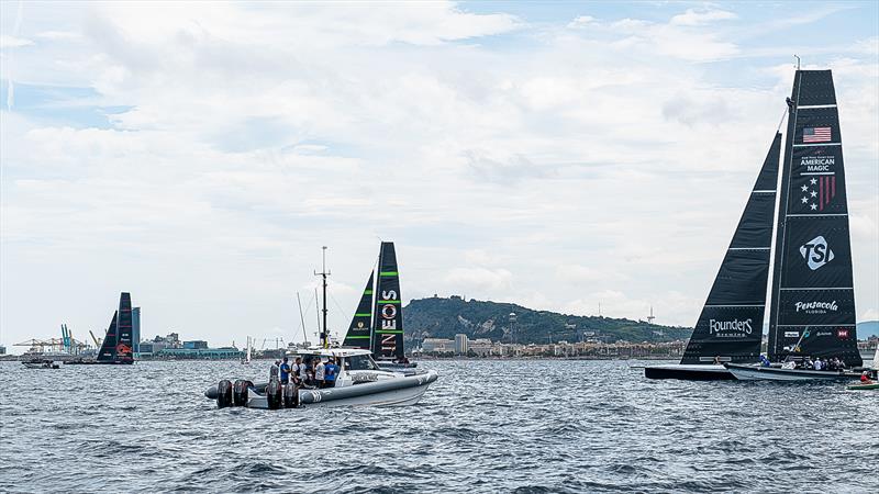 American Magic - AC75 - Day 25 - June 22, 2024 - Barcelona - photo © Ugo Fonolla / America's Cup