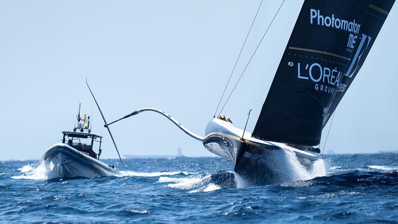 Orient Express Racing Team - AC75 - Day 12 - June 18, 2024 - Barcelona photo copyright Alex Carabi / America's Cup taken at Yacht Club de France and featuring the AC75 class