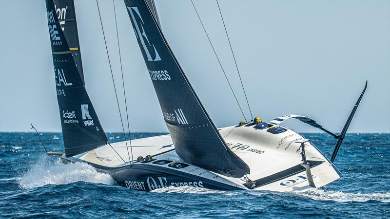 Orient Express Racing Team - AC75 - Day 12 - June 18, 2024 - Barcelona photo copyright Alex Carabi / America's Cup taken at Yacht Club de France and featuring the AC75 class