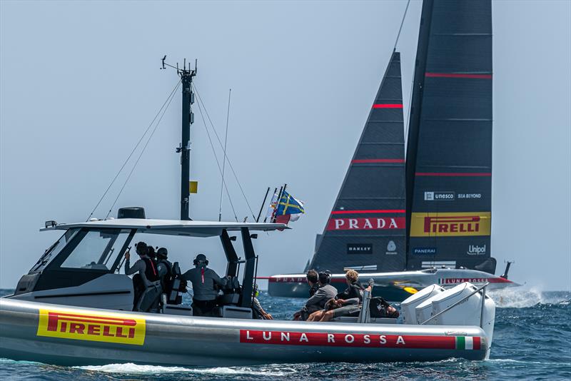 Luna Rossa - AC75 - Day 29 - June 18, 2024 - Barcelona photo copyright Job Vermeulen / America's Cup taken at Circolo della Vela Sicilia and featuring the AC75 class