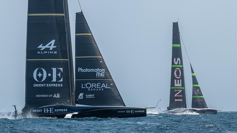 Orient Express - AC75 - Day 29 - June 18, 2024 - Barcelona photo copyright Job Vermeulen / America's Cup taken at Yacht Club de France and featuring the AC75 class