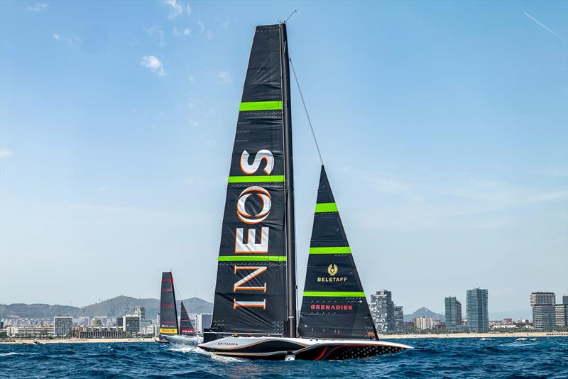 INEOS Britannia - AC75 - Day 27 - June 18, 2024 - Barcelona - photo © Paul Todd / America's Cup