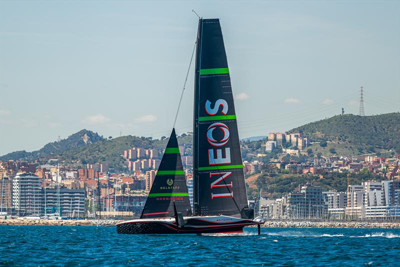 INEOS Britannia -  AC75 - Day 9 - May 10, 2024 - Barcelona photo copyright Job Vermeulen / America's Cup taken at Royal New Zealand Yacht Squadron and featuring the AC75 class