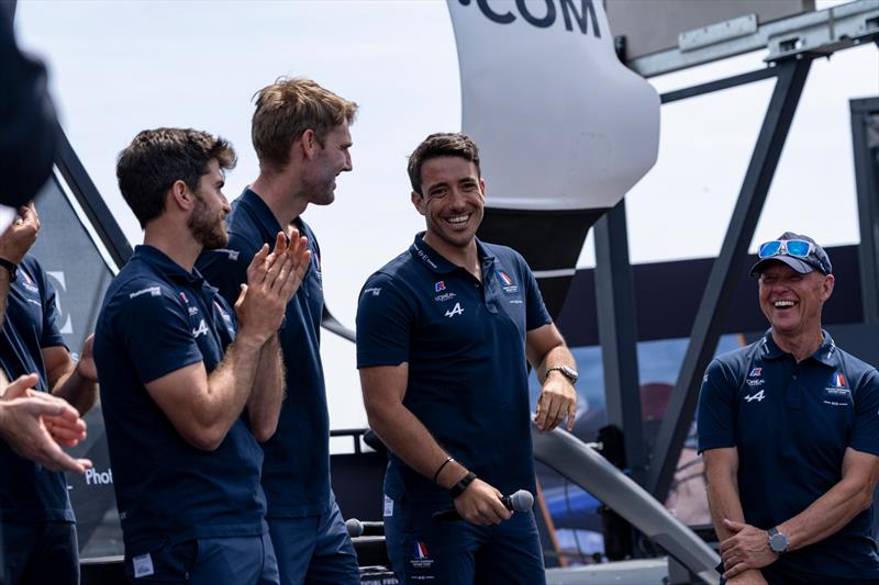 Orient Express - AC75 - July , 2024 - Barcelona - photo © Alexander Champy-McLean / Orient Express Racing Team