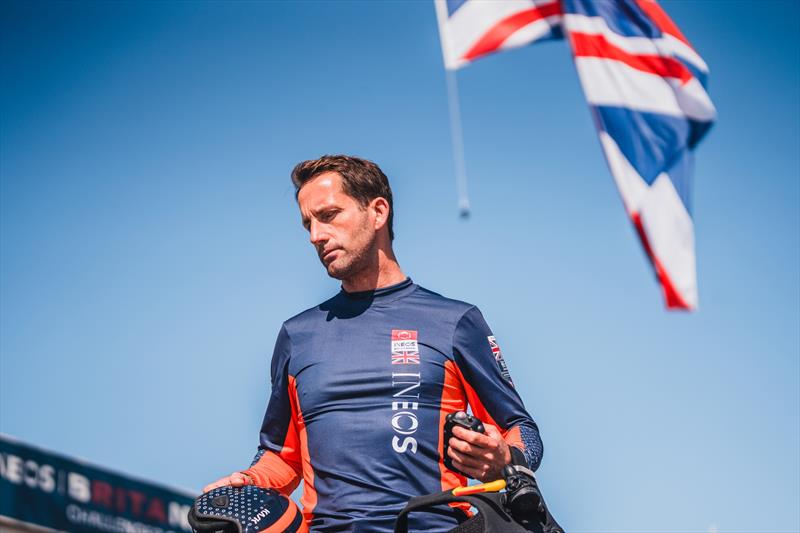 Ben Ainslie - INEOS Britannia - AC75 - July 2024 - Barcelona - photo © Cameron Gregory