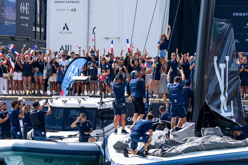 Orient Express departure - Louis Vuitton Cup - Day 1 - Barcelona - August 29, 2024 - photo © Ian Roman / America's Cup