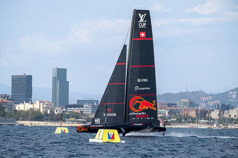 Alinghi Red Bull Racing  - Race 14 - Day 4 - Round Robin 1 - Louis Vuitton Cup - September 1, 2024 - Barcelona - photo © Ricardo Pinto / America's Cup