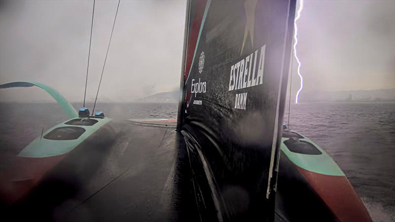 Emirates Team NZ - Race 17 - Day 5 - Round Robin 2 - Louis Vuitton Cup - September 3, 2024 - Barcelona photo copyright America's Cup TV taken at Real Club Nautico de Barcelona and featuring the AC75 class