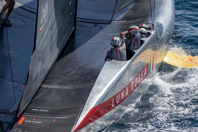 Luna Rossa - Race 19, Day 5 - Round Robin 2 - Louis Vuitton Cup - September 5, 2024 photo copyright Ian Roman / America's Cup taken at Royal Yacht Squadron and featuring the AC75 class