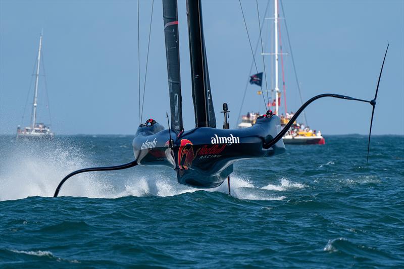 Alinghi Red Bull Racing - Race 23, Day 7 - Round Robin 2 - Louis Vuitton Cup - September 7, 2024 photo copyright Ian Roman / America's Cup taken at Royal Yacht Squadron and featuring the AC75 class