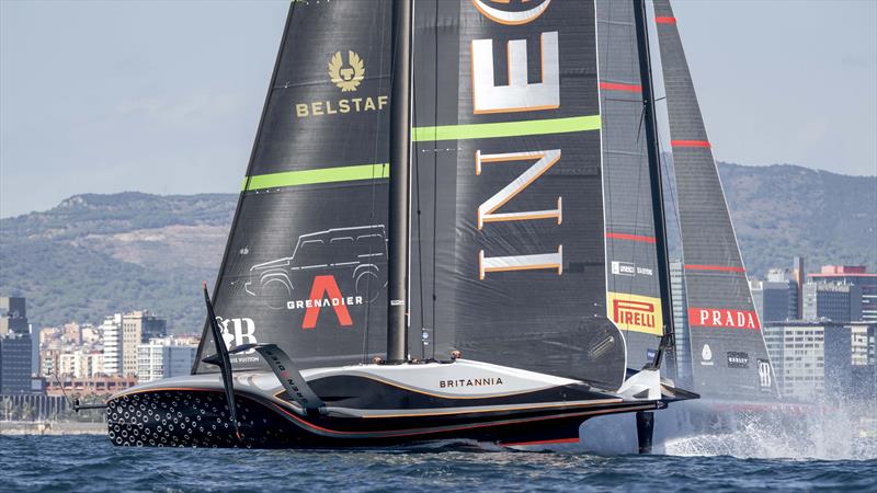 Round Robin Sail-Off - INEOS Britannia vs. Luna Rossa Prada Pirelli on Louis Vuitton Cup Round Robin Day 9 - 9th September 2024 - photo © David Maynard / www.alleycatphotographer.com