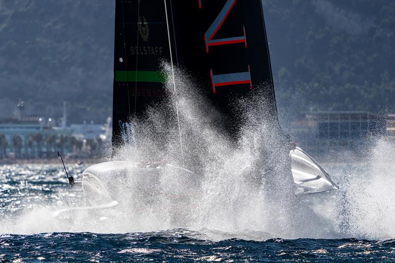 INEOS Britannia - Finals Louis Vuitton Cup - Race 4 - Day 17 - September 29, 2024 - Barcelona photo copyright Ian Roman / America's Cup taken at Real Club Nautico de Barcelona and featuring the AC75 class