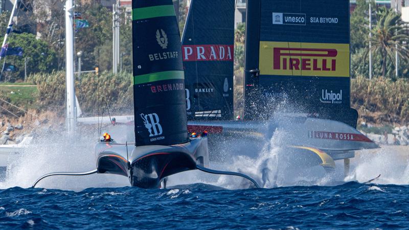 INEOS Britannia and Luna Rossa - Finals Louis Vuitton Cup - Race 5/6 - Day 18 - September 30, 2024 - Barcelona - photo © Ricardo Pinto / America's Cup