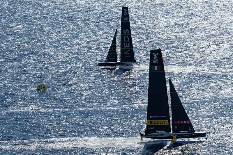 INEOS Britannia vs. Luna Rossa Prada Pirelli in Race 11 of the Louis Vuitton Cup Final  - Race Day 7 - October 4, 2024  - photo © Ricardo Pinto / America's Cup