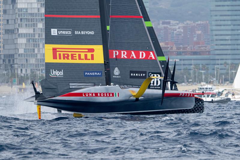 Luna Rossa Prada Pirelli - Louis Vuitton Cup Final, Race Day 6 - October 2, 2024 photo copyright Ricardo Pinto / America's Cup taken at Circolo della Vela Sicilia and featuring the AC75 class