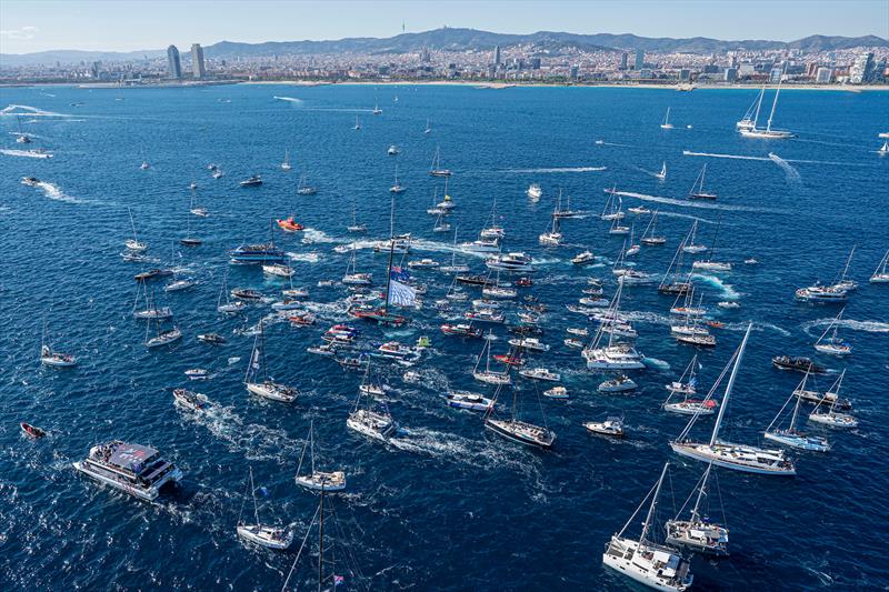 Emirates Team New Zealand win the Louis Vuitton 37th America's Cup Barcelona photo copyright Ian Roman / America's Cup taken at  and featuring the AC75 class