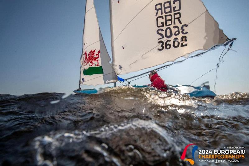 James Woosnam - Hansa European Championships at Sneek, Netherlands photo copyright Eize Hoekstra / www.eize.nl taken at Royal Yacht Club Sneek and featuring the Hansa class