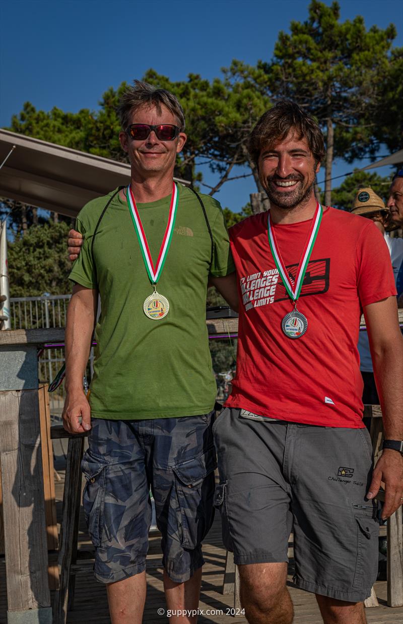 A Class Cat Regata Nazionale - Classic winner, Mathieu Verrier SUI (L) and runner up Francisco Mainero ITA - photo © Gordon Upton / www.guppypix.com