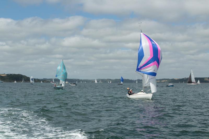 Ajax Class at Falmouth Week 2024 - photo © Dan Teubert, Jenna, Abi Rickard