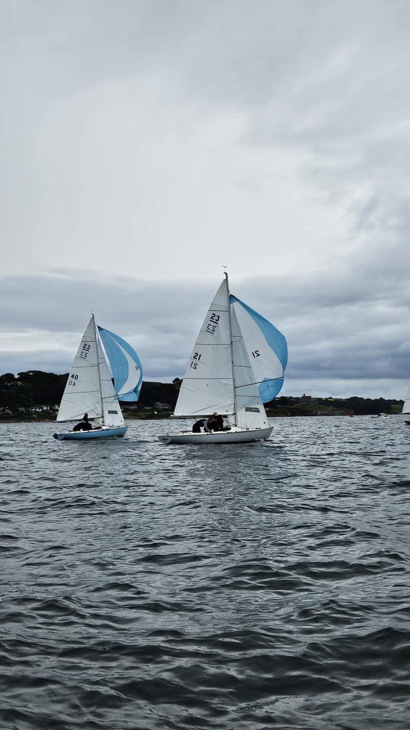 Ajax Class at Falmouth Week 2024 photo copyright Dan Teubert, Jenna, Abi Rickard taken at Royal Cornwall Yacht Club and featuring the Ajax class