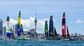 F50s racing in the ITM New Zealand SailGP - Auckland - January 2025