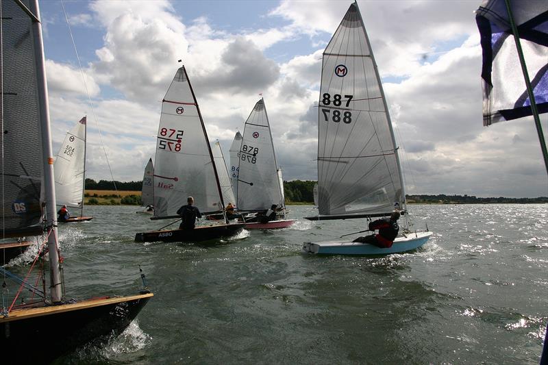 British Moth nationals at Pitsford Reservoir day 1 photo copyright Jenni Heward-Craig taken at Northampton Sailing Club and featuring the British Moth class