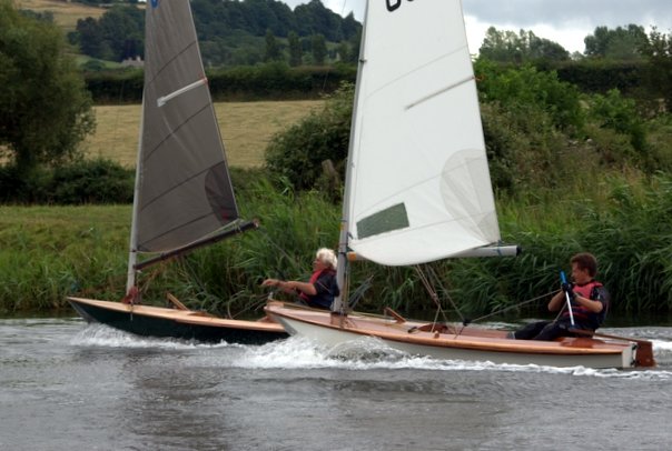 The British Moths race at Bristol Avon SC for the Padfield Trophy photo copyright Georgia and Laura Honey, and Ben Gribble taken at Bristol Avon Sailing Club and featuring the British Moth class