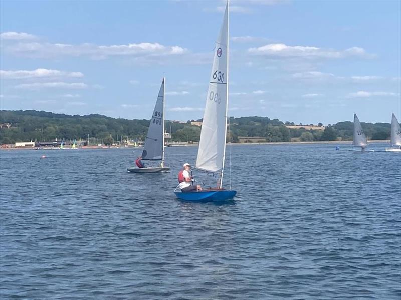 British Moths at Farmoor photo copyright Oxford Sailing Club taken at Oxford Sailing Club and featuring the British Moth class