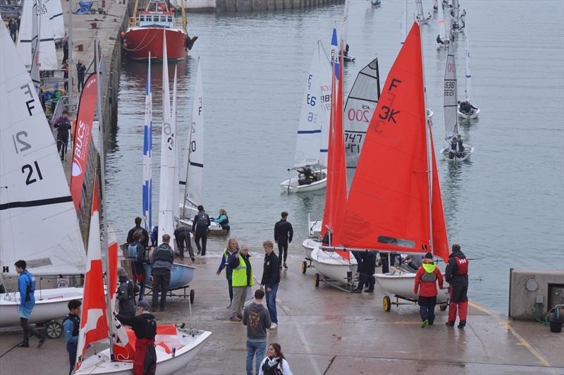 BUCS British University Fleet Racing Championships at Torbay photo copyright Moiz Shah taken at Royal Torbay Yacht Club and featuring the BUSA class