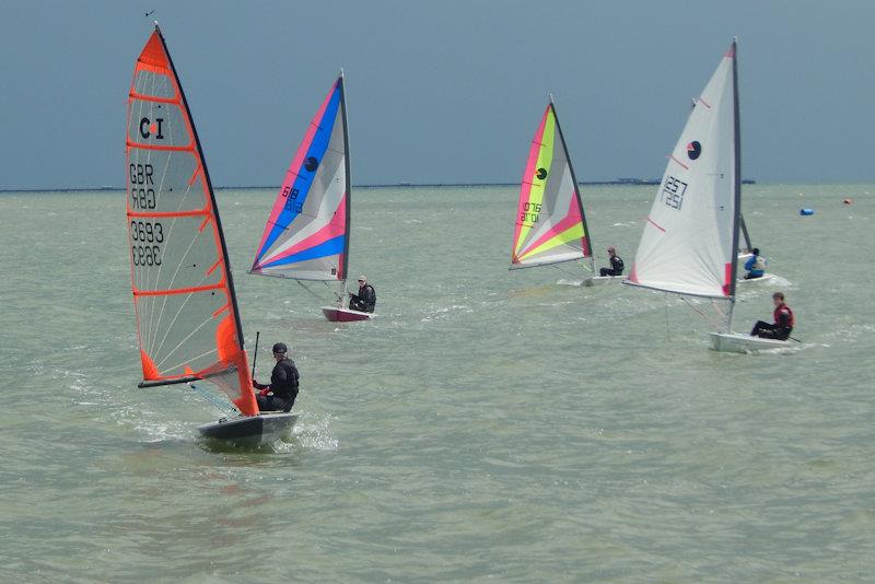 Byte open meeting at Leigh-on-Sea photo copyright Steve Corbet taken at Leigh-on-Sea Sailing Club and featuring the Byte class