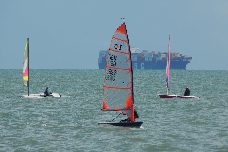 Byte open meeting at Leigh-on-Sea photo copyright Steve Corbet taken at Leigh-on-Sea Sailing Club and featuring the Byte class