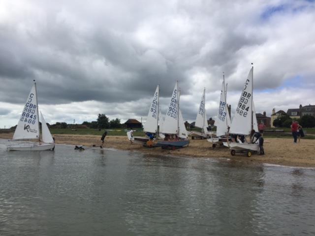 Team GBR train for the Cadet Worlds in Argentina photo copyright Neil Collingridge taken at Harwich Town Sailing Club and featuring the Cadet class