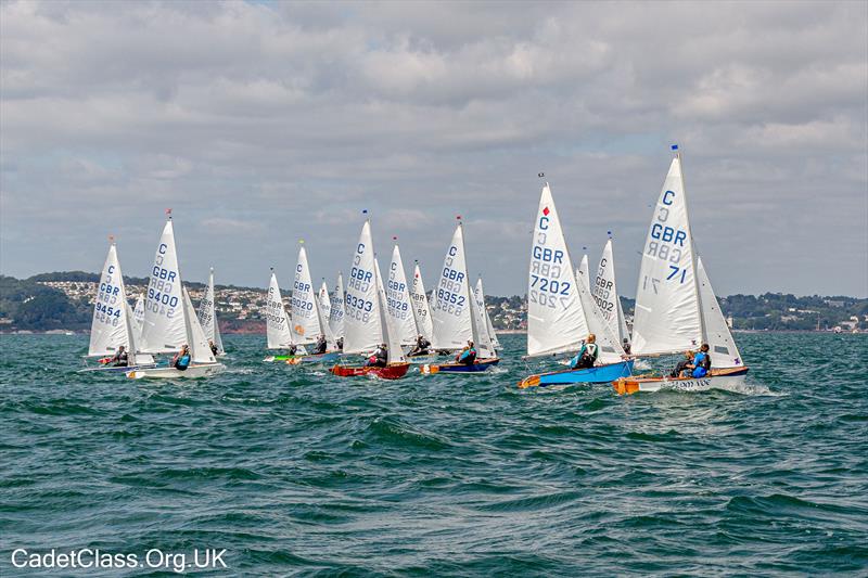 Cadet UK National Championships at Brixham - photo © Tim Hampton / www.timhampton.uk