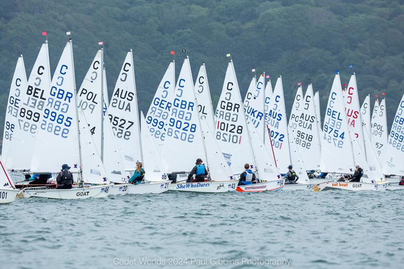 Main Fleet - ABP Cadet class World Championship in Plymouth - Day 2 - photo © Paul Gibbins Photography