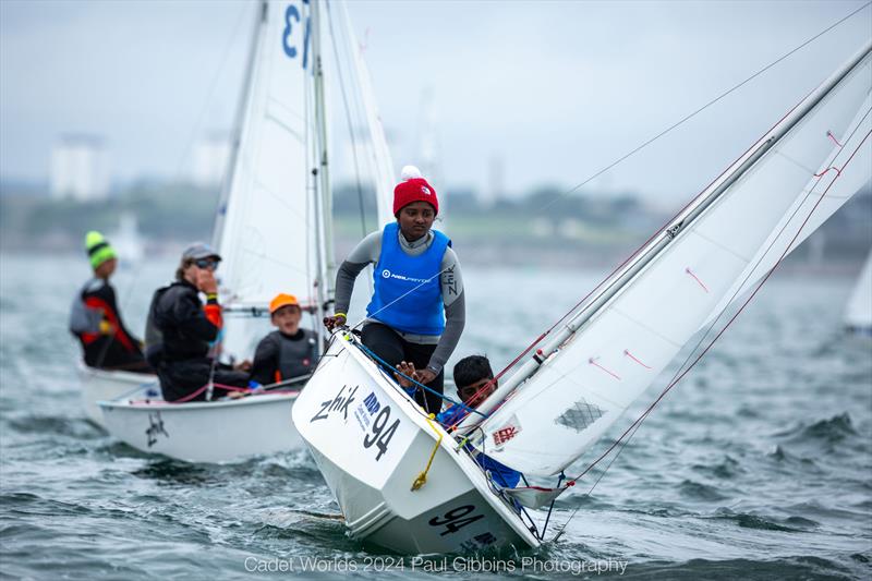 Main Fleet - ABP Cadet class World Championship in Plymouth - Day 2 - photo © Paul Gibbins Photography