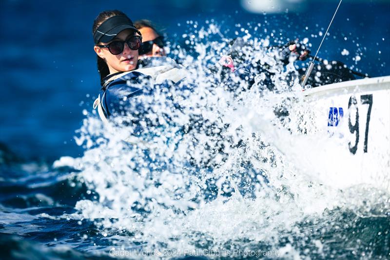 Main Fleet - ABP Cadet class World Championship in Plymouth - Day 3 - photo © Paul Gibbins Photography