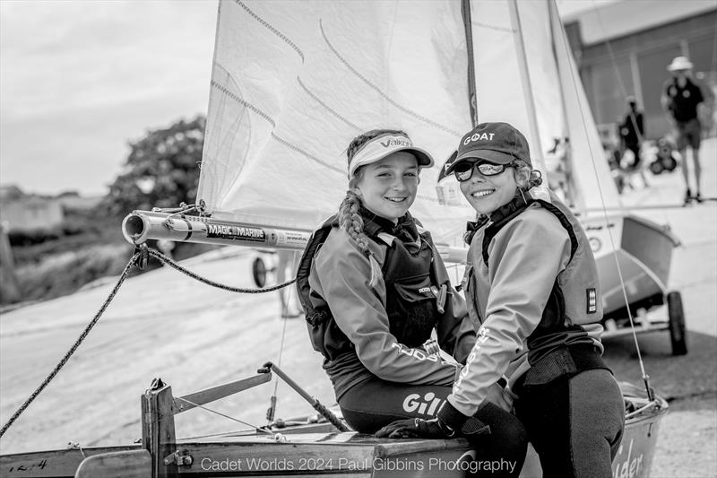 Teamwork and friendship - ABP Cadet class World Championship in Plymouth - Day 3 - photo © Paul Gibbins Photography