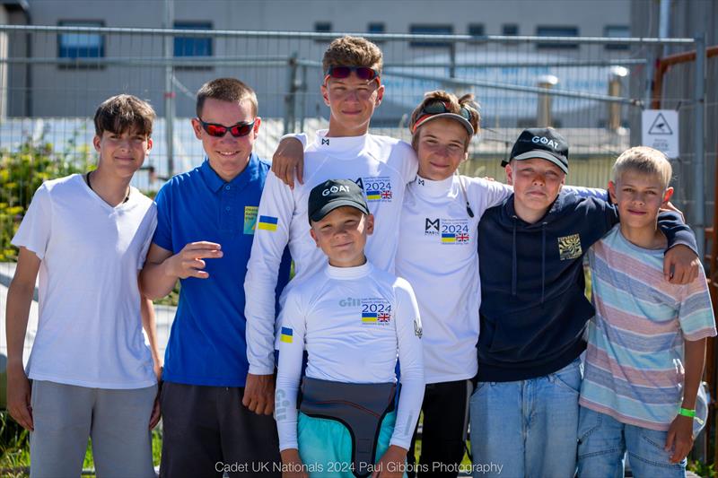 Ukrainian team members - ABP Cadet class World Championship in Plymouth - photo © Paul Gibbins Photography