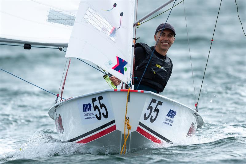 Alan Krailing wins the Ex-Cadets Race - ABP Cadet UK Nationals in Plymouth - photo © Paul Gibbins Photography