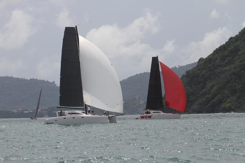 Stealths on The Yacht Sales Co Regatta 2024 Day 5 at Phuket, Thailand photo copyright Peter Theimann, Scott Murray, Victor Gordeev taken at Phuket Yacht Club and featuring the Catamaran class