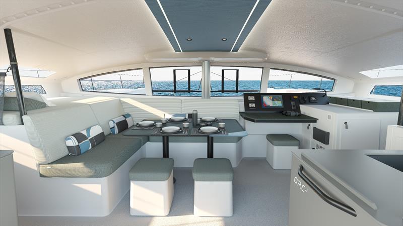 ORC 52.2 - Saloon photo copyright Franck Darnet Design taken at  and featuring the Catamaran class