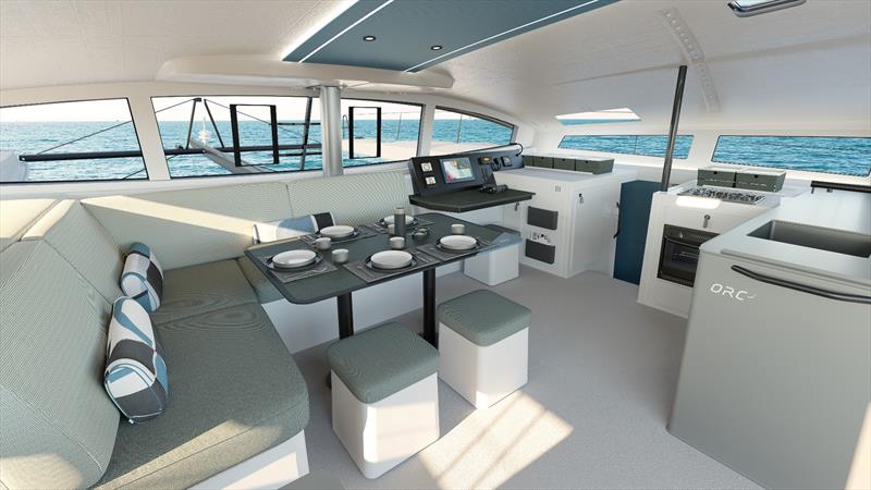 ORC 52.2 - Saloon photo copyright Franck Darnet Design taken at  and featuring the Catamaran class