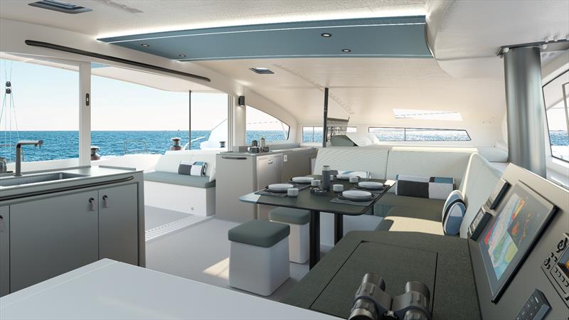 ORC 52.2 - Saloon photo copyright Franck Darnet Design taken at  and featuring the Catamaran class