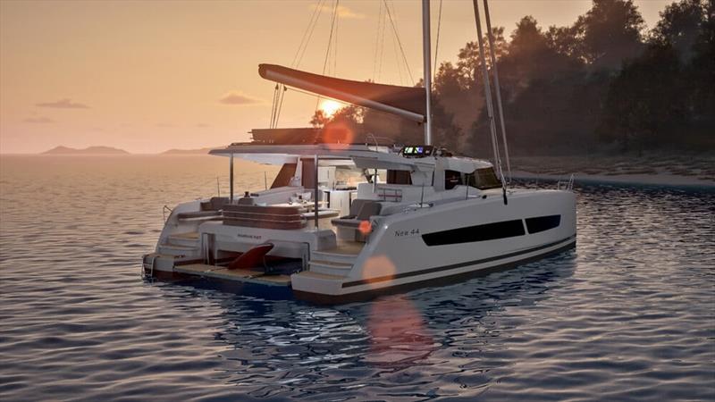 Fountaine Pajot has just unveiled its outstanding New 44 sailing catamaran photo copyright The Yacht Sales Co taken at  and featuring the Catamaran class