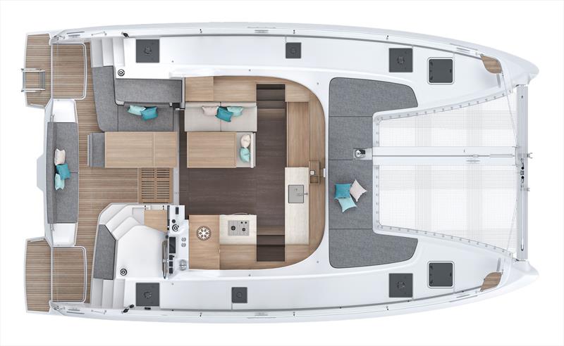 Lagoon 38 - main deck photo copyright Lagoon Catamarans taken at  and featuring the Catamaran class