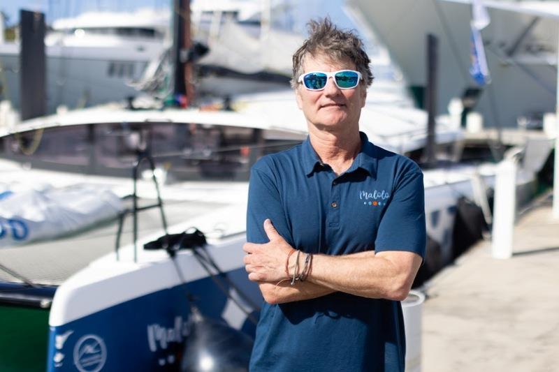 Thomas Kassberg - winner of Multihull Class with his ORC 50 Malolo photo copyright Arthur Daniel / RORC taken at Royal Ocean Racing Club and featuring the Catamaran class