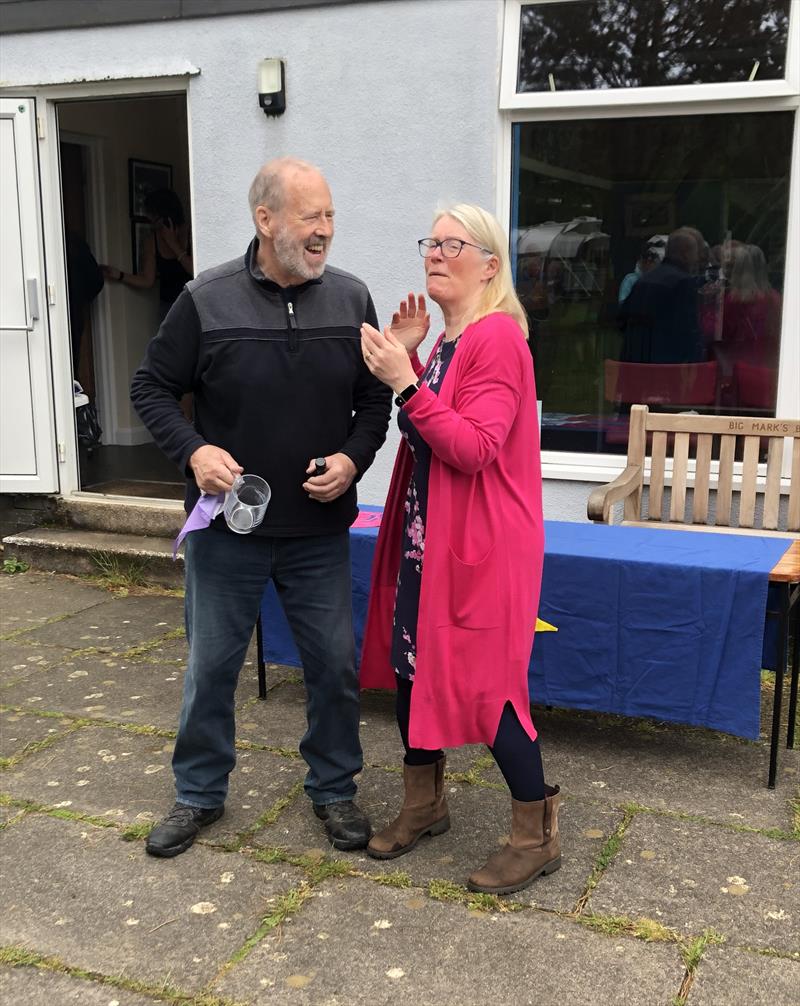 Stuart Ede won the personal handicap prize at the Bass Catapult Open photo copyright Margaret Evans taken at Bassenthwaite Sailing Club and featuring the Catapult class